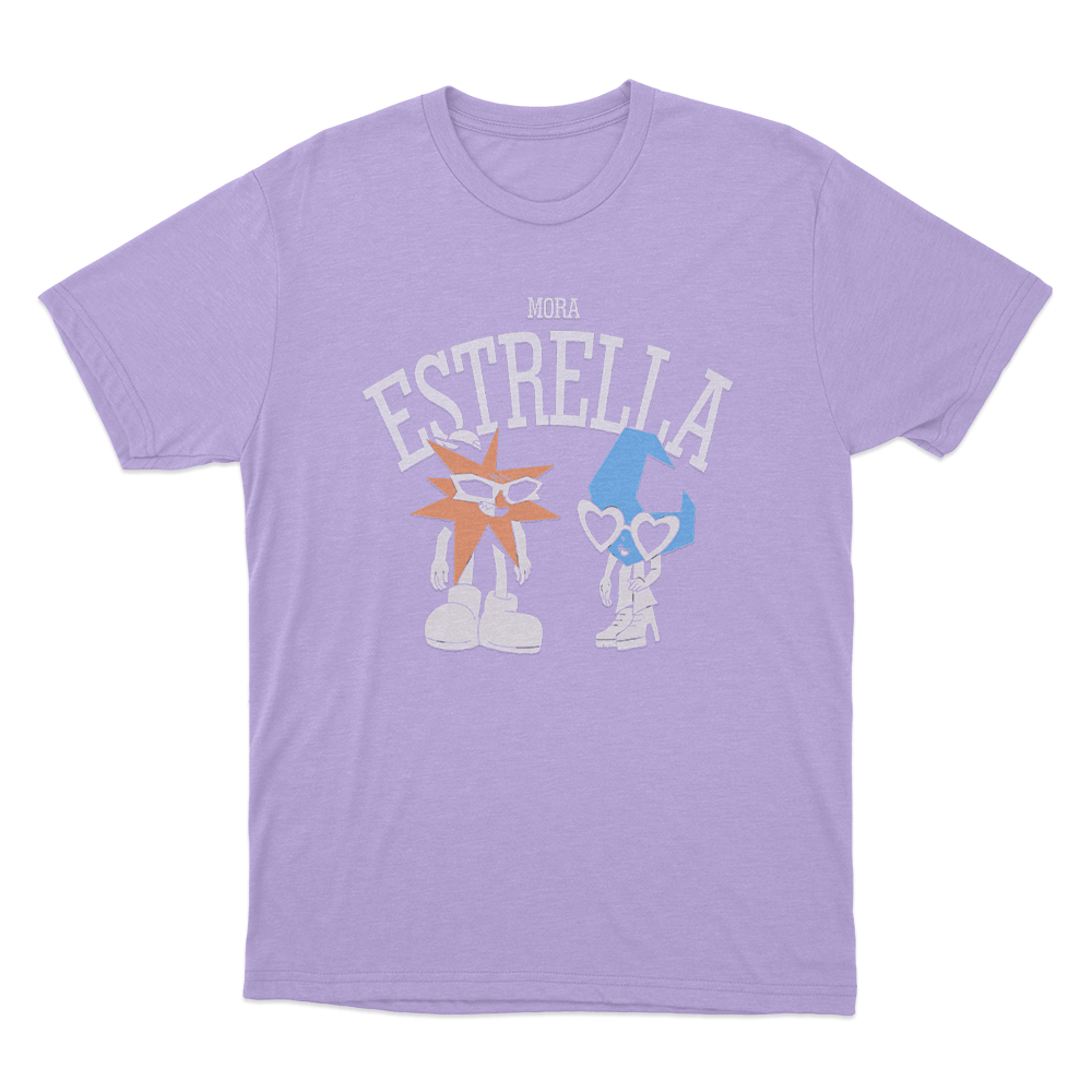 Mora Estrella Duo Unisex T Shirt Purple Mora Estrella Duo Unisex T Shirt Purple