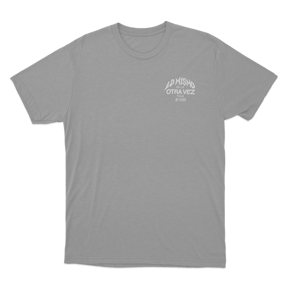 Otra Vez Mora Tour Unisex T Shirt Grey Otra Vez Mora Tour Unisex T Shirt Grey