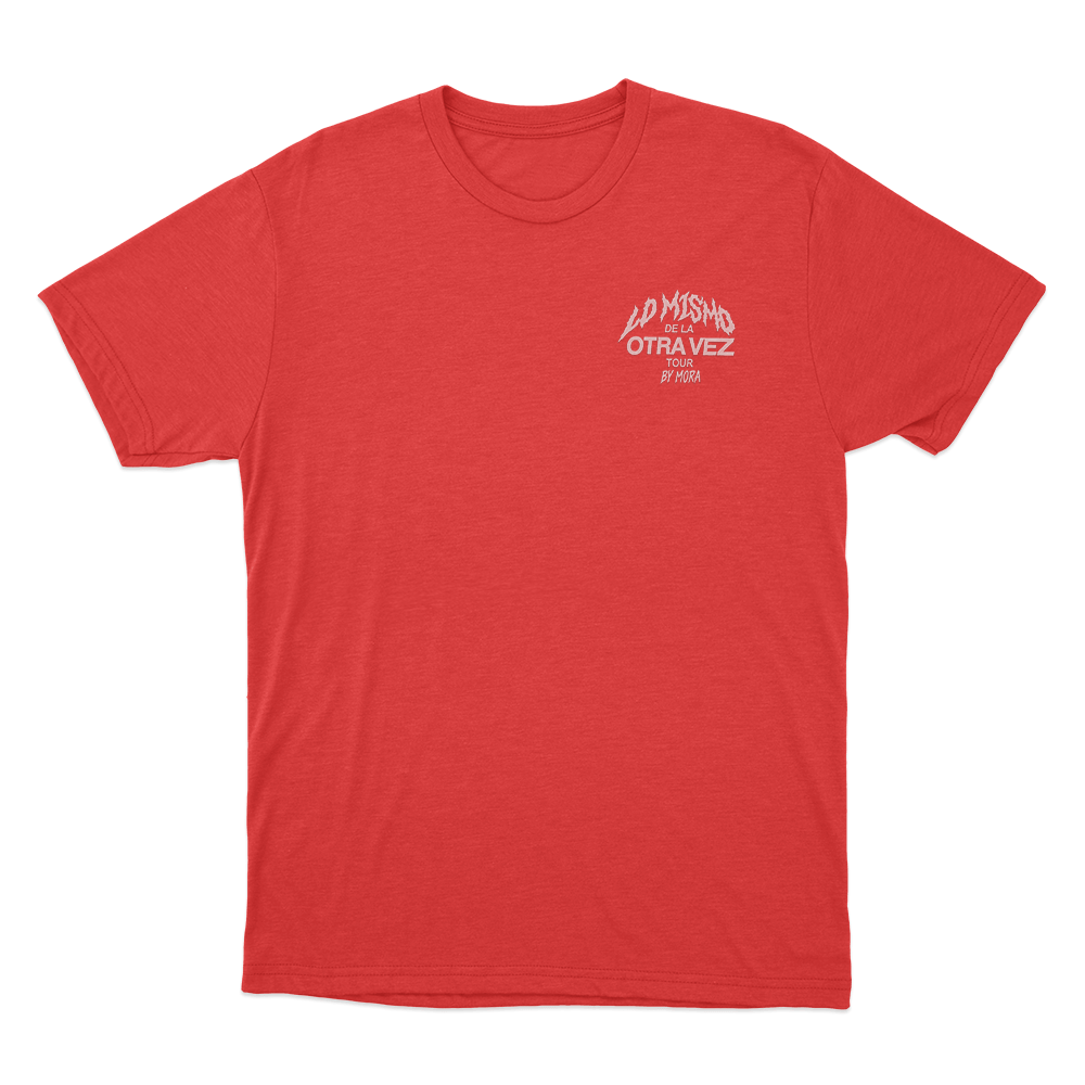 Otra Vez Mora Tour Unisex T Shirt Red Otra Vez Mora Tour Unisex T Shirt Red