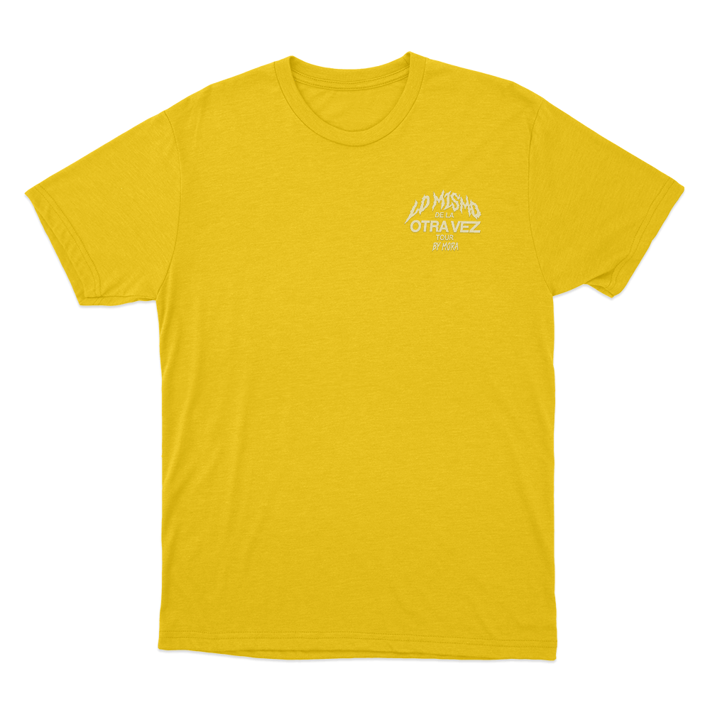 Otra Vez Mora Tour Unisex T Shirt Yellow Otra Vez Mora Tour Unisex T Shirt Yellow