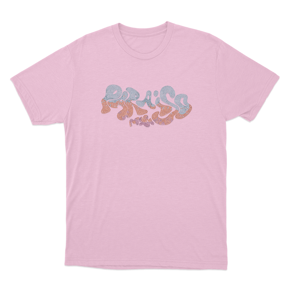 Paraiso Rhinestone Unisex T Shirt Pink Paraiso Rhinestone Unisex T Shirt Pink