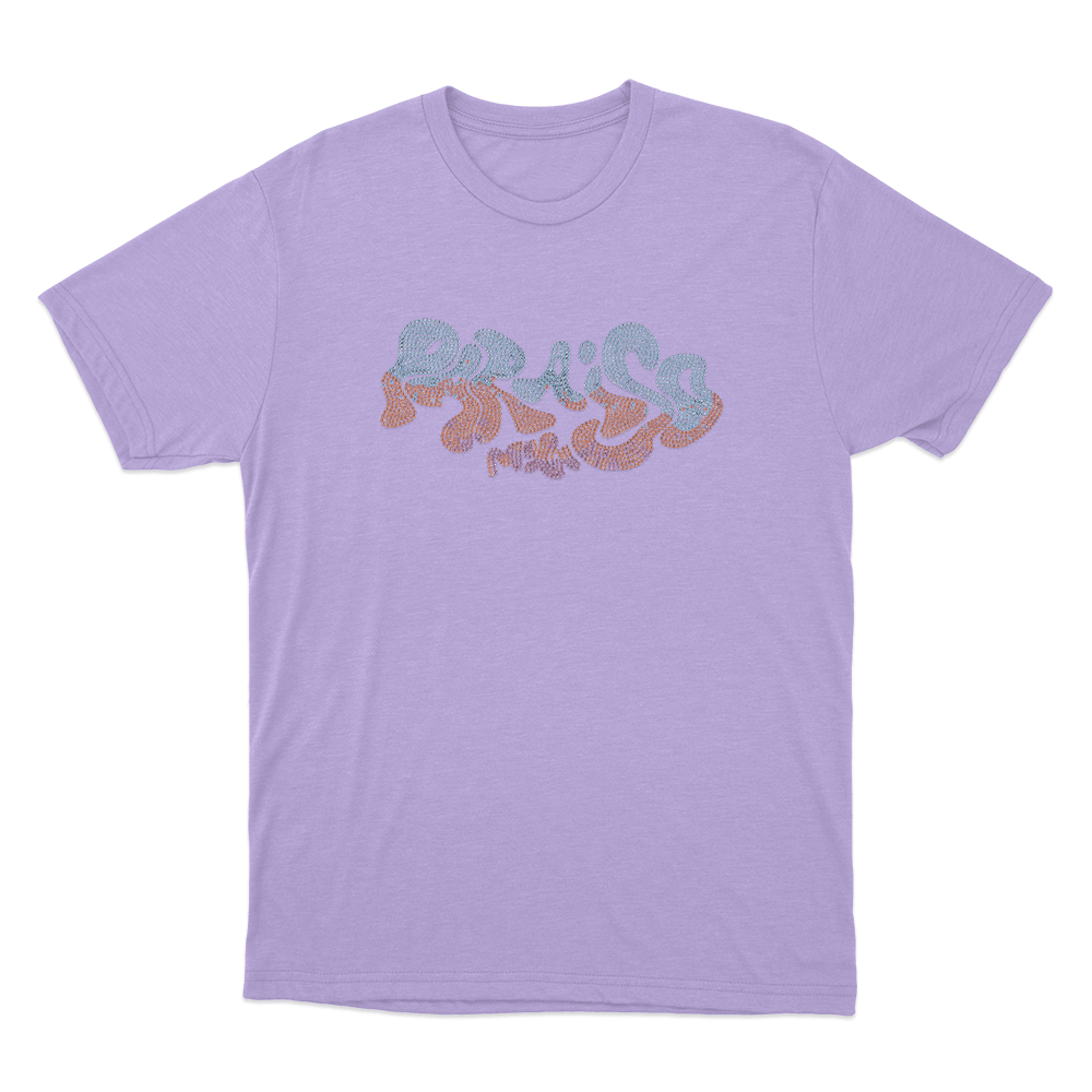 Paraiso Rhinestone Unisex T Shirt Purple Paraiso Rhinestone Unisex T Shirt Purple