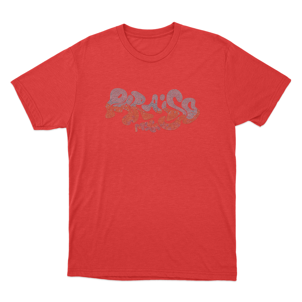 Paraiso Rhinestone Unisex T Shirt Red Paraiso Rhinestone Unisex T Shirt Red