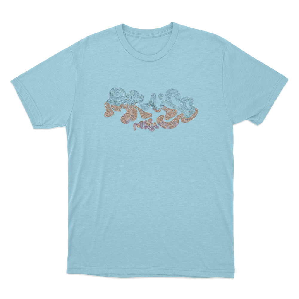 Paraiso Rhinestone Unisex T Shirt Sky Blue Paraiso Rhinestone Unisex T Shirt Sky Blue